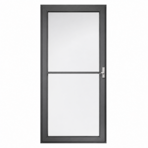 Andersen 3000 Series 36 in. x 80 in. Charcoal Gray Right-Hand Outswing Full View Retractable Aluminum Storm Door