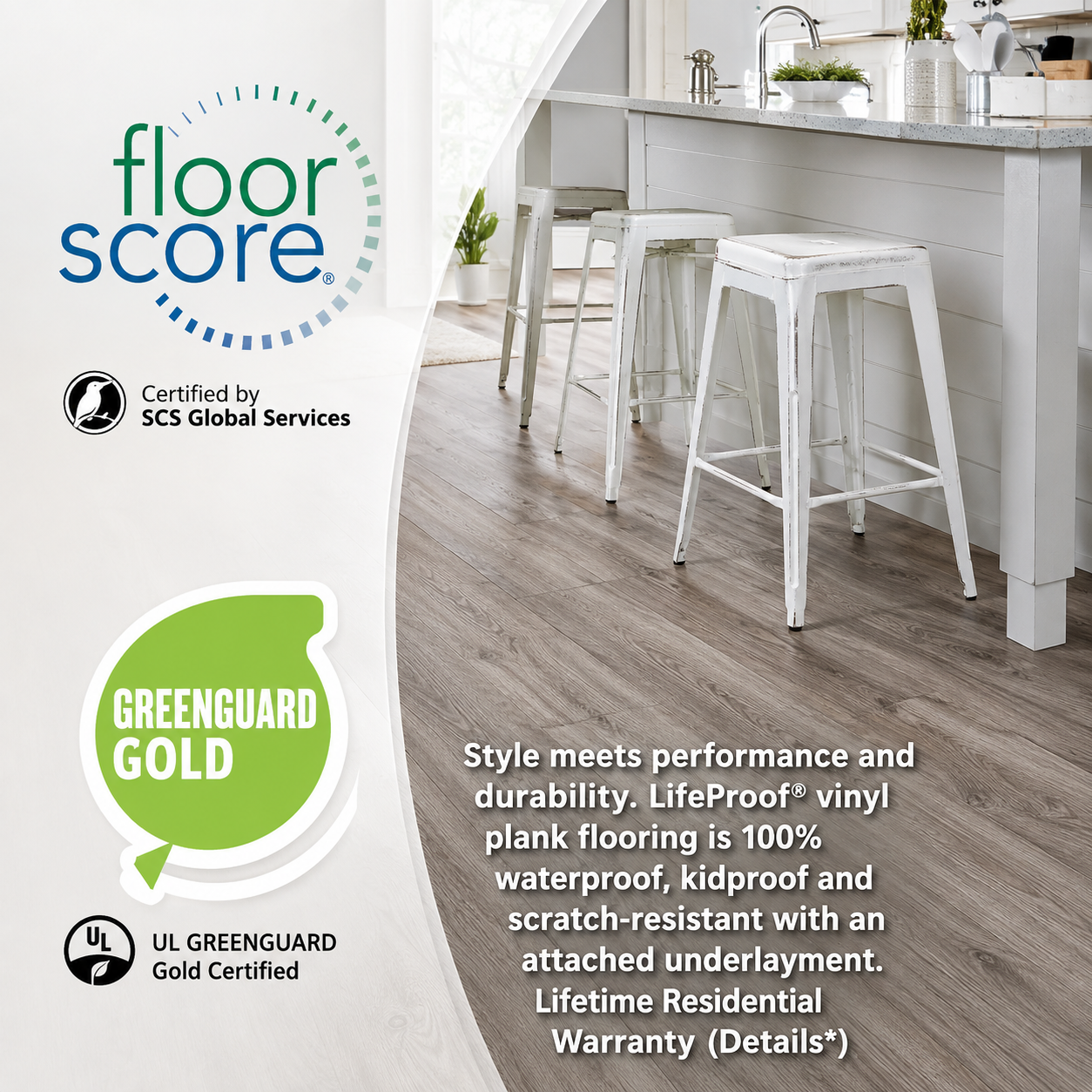 Lifeproof Bradbury Hill Wood Click Lock Waterproof Luxury Vinyl Plank Flooring